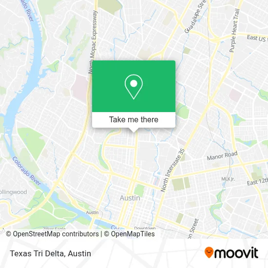 Texas Tri Delta map