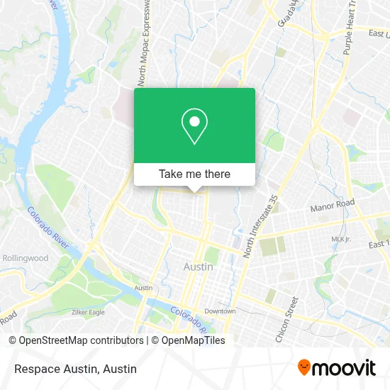 Respace Austin map