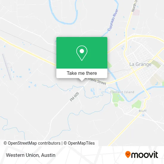 Western Union map