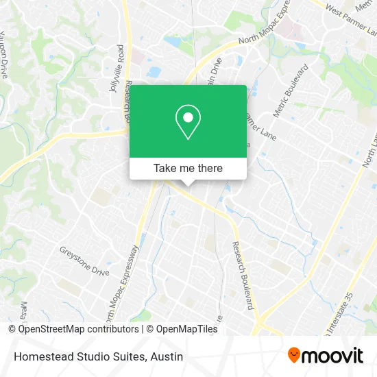 Homestead Studio Suites map