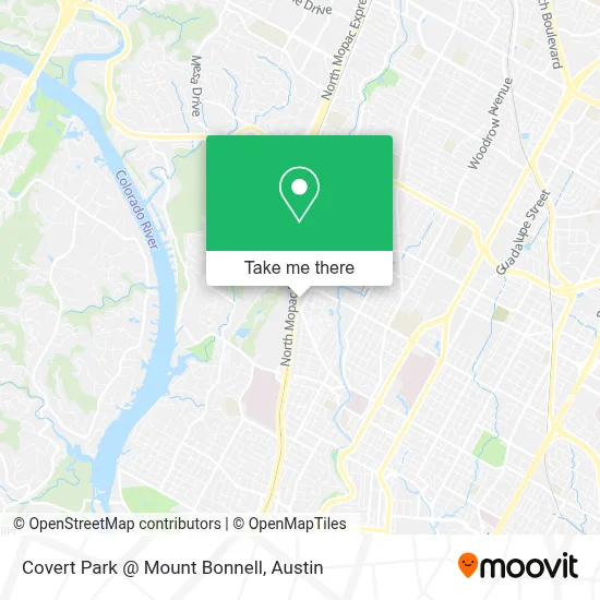 Covert Park @ Mount Bonnell map