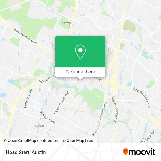 Head Start map