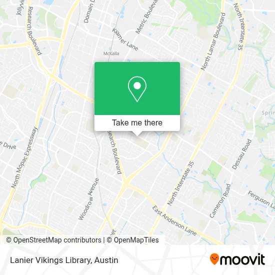 Lanier Vikings Library map