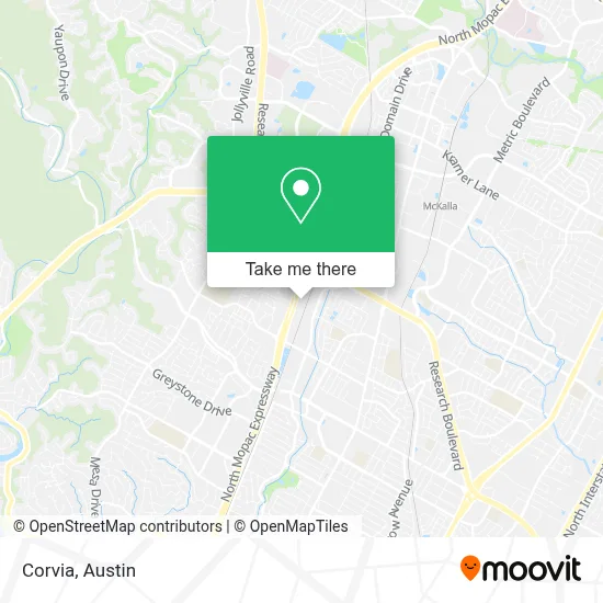 Corvia map