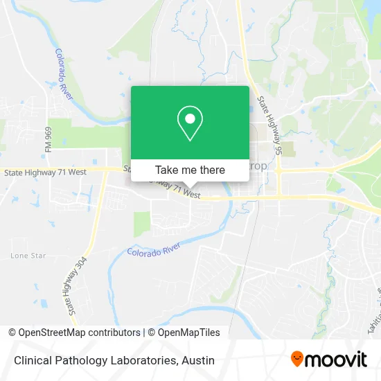Clinical Pathology Laboratories map