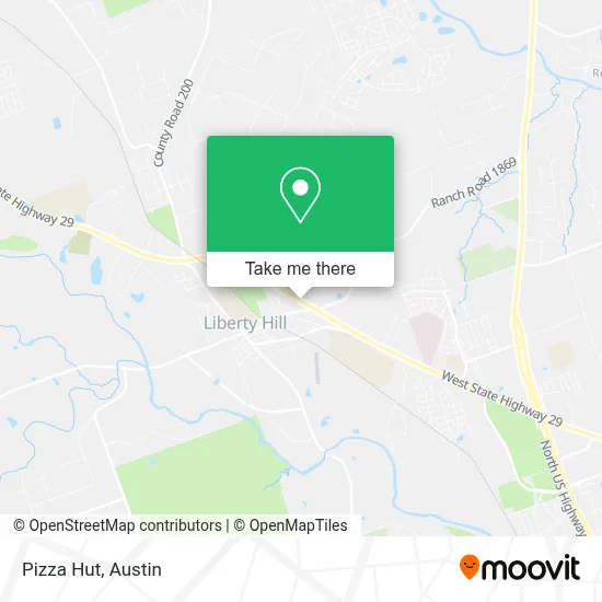 Pizza Hut map