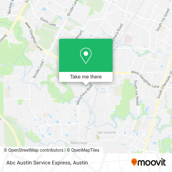 Abc Austin Service Express map