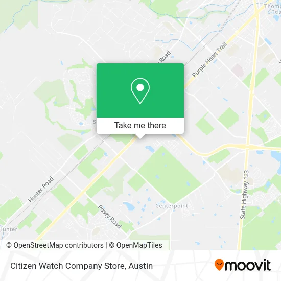 Citizen Watch Company Store map