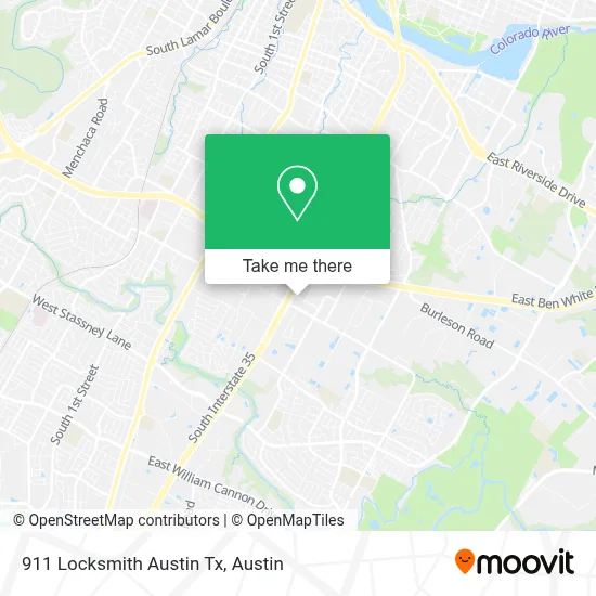911 Locksmith Austin Tx map