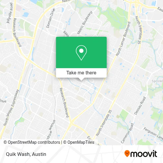 Quik Wash map