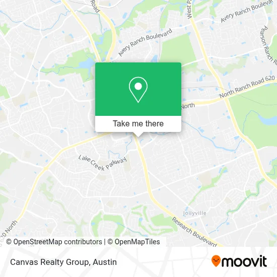 Canvas Realty Group map