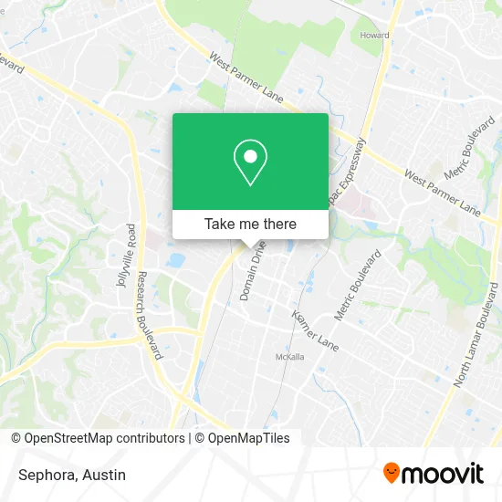Sephora map