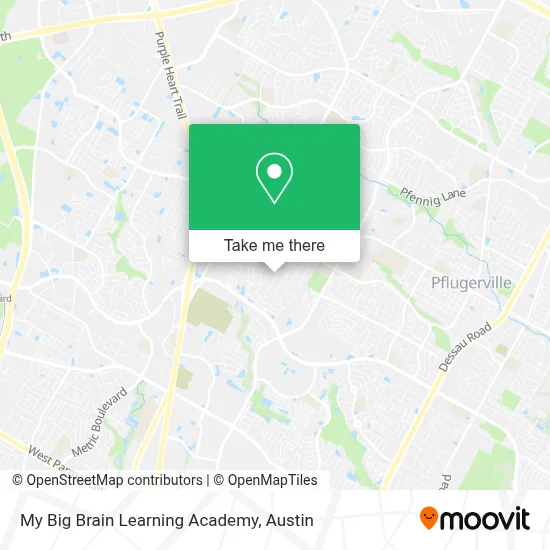 My Big Brain Learning Academy map