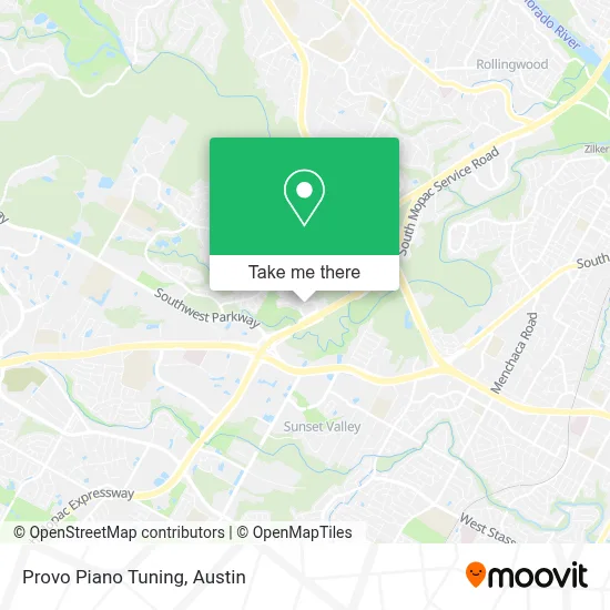 Provo Piano Tuning map