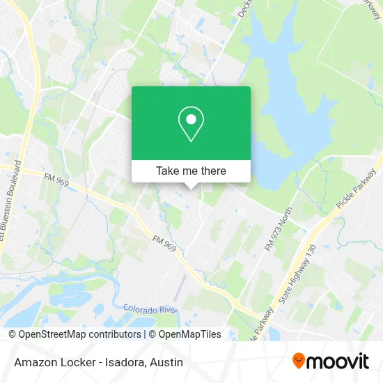 Amazon Locker - Isadora map