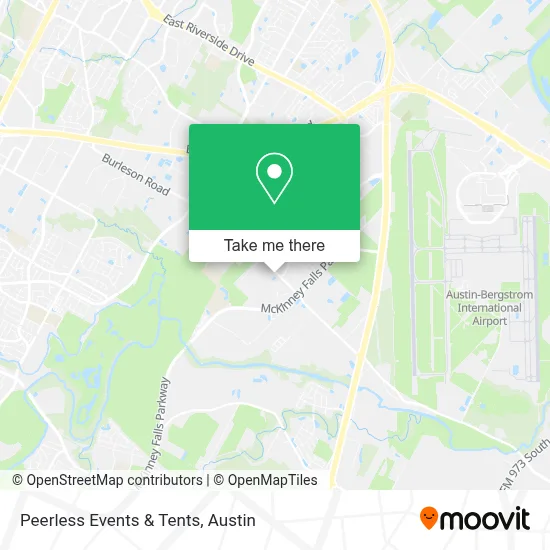 Peerless Events & Tents map