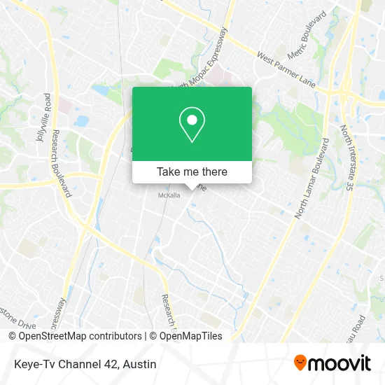 Keye-Tv Channel 42 map