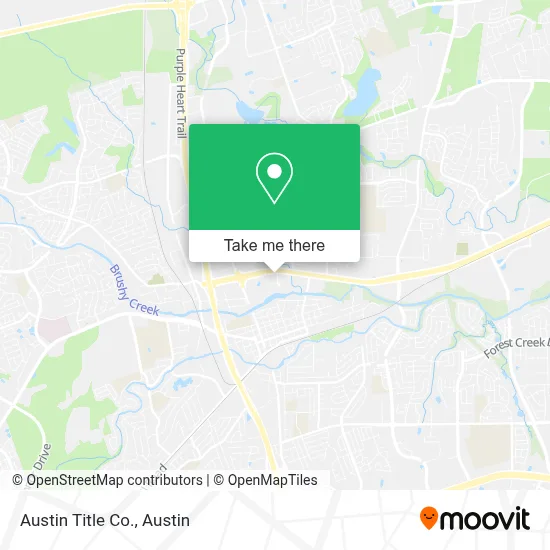 Austin Title Co. map