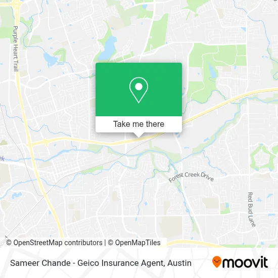 Sameer Chande - Geico Insurance Agent map