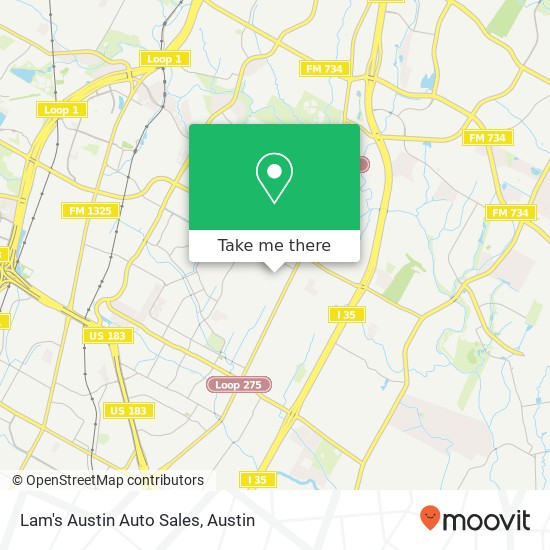 Mapa de Lam's Austin Auto Sales