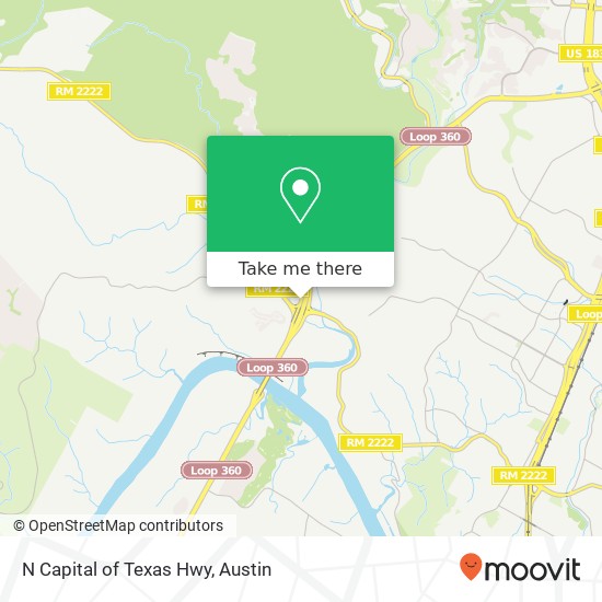 Mapa de N Capital of Texas Hwy