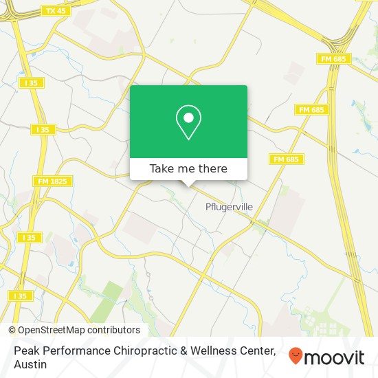 Peak Performance Chiropractic & Wellness Center map