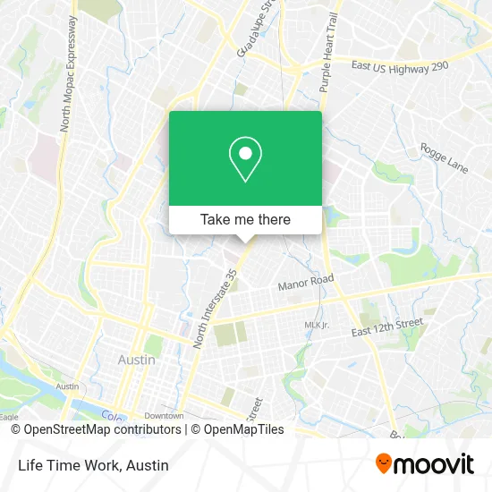 Life Time Work map