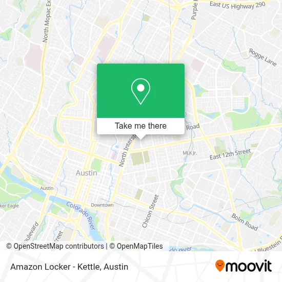 Amazon Locker - Kettle map