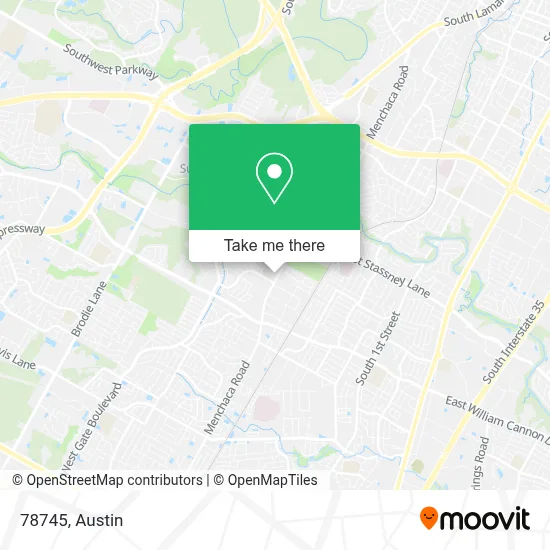 78745 map