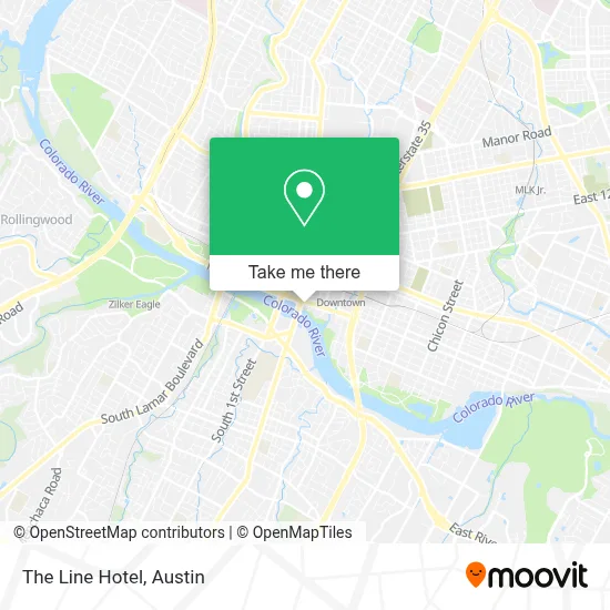 The Line Hotel map