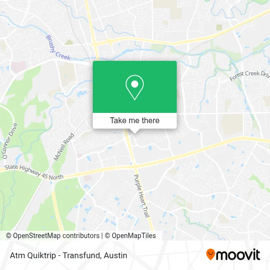 Atm Quiktrip - Transfund map