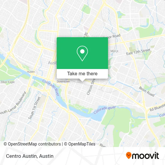 Centro Austin map