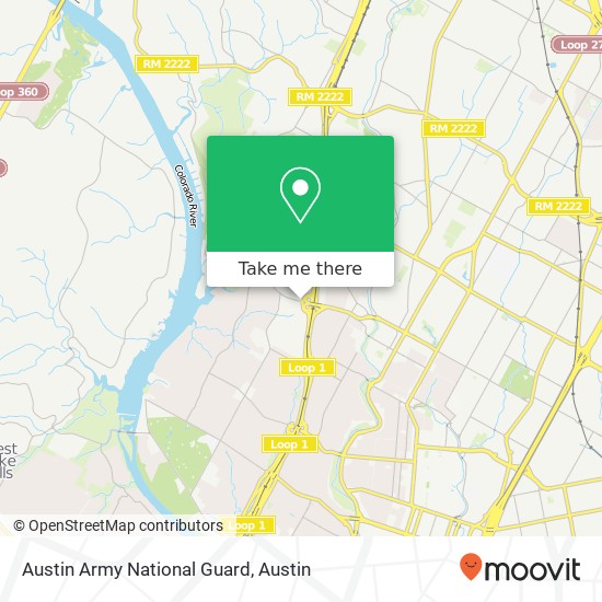 Mapa de Austin Army National Guard