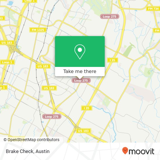 Brake Check map