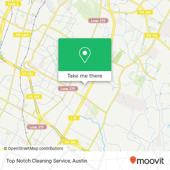 Top Notch Cleaning Service map