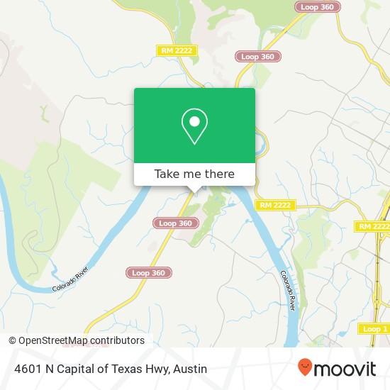 Mapa de 4601 N Capital of Texas Hwy