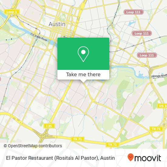 El Pastor Restaurant (Rosita's Al Pastor) map