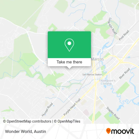 Wonder World map