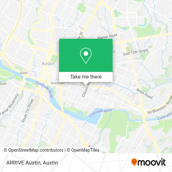 ARRIVE Austin map