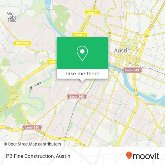 PB Fine Construction map