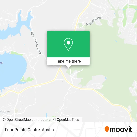 Four Points Centre map