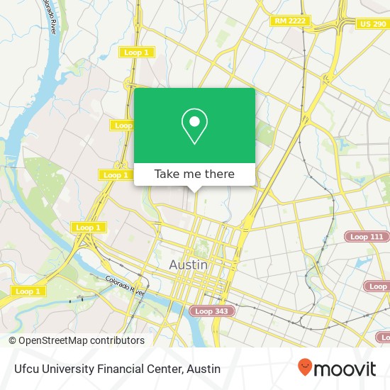 Ufcu University Financial Center map