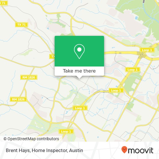 Brent Hays, Home Inspector map