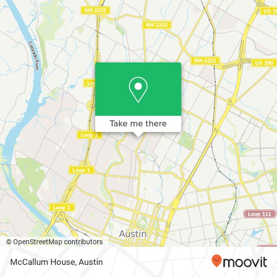 McCallum House map