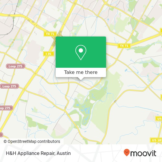 H&H Appliance Repair map