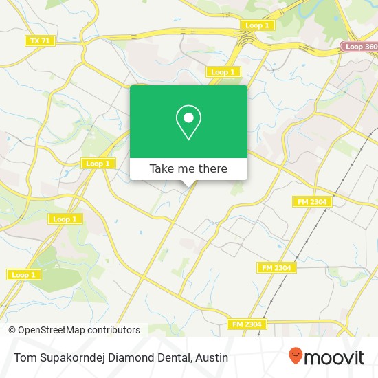 Mapa de Tom Supakorndej Diamond Dental