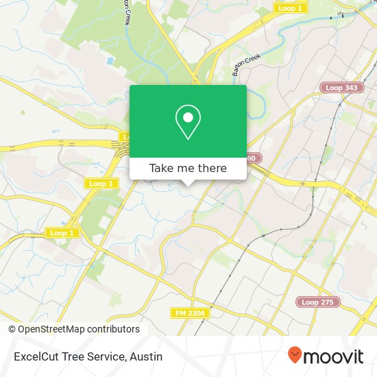 ExcelCut Tree Service map