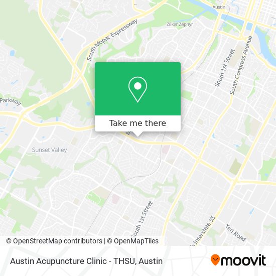 Mapa de Austin Acupuncture Clinic - THSU