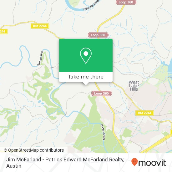 Mapa de Jim McFarland - Patrick Edward McFarland Realty