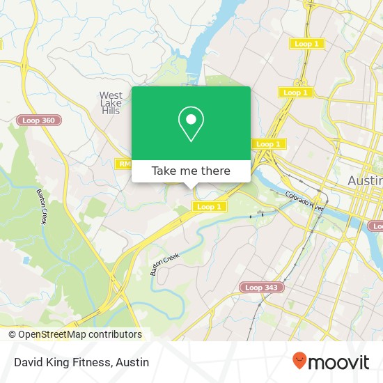 Mapa de David King Fitness